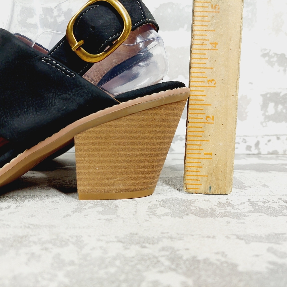 New Eurosoft by Sofft Black Block Heel Taite Comfort Sandal O694 - Picture 2 of 11